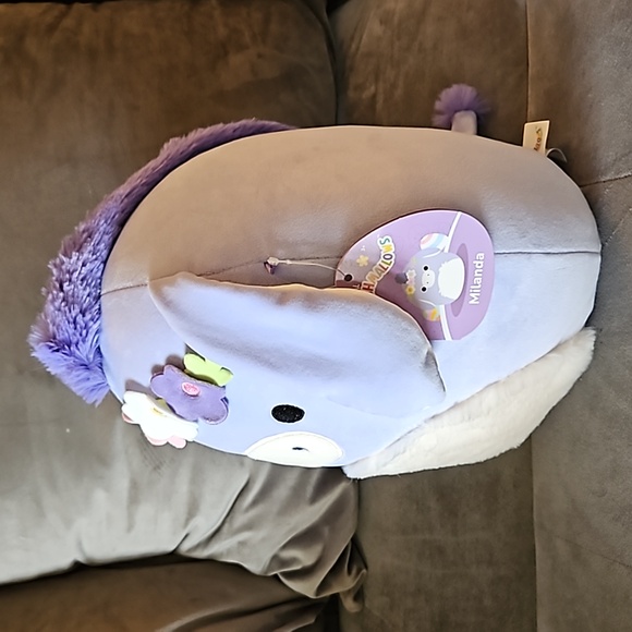 1/$6 or 2/$10 NWT 11in. MILANDA the Donkey with Floral Headband Squishmallow - Picture 3 of 12